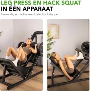 Tunturi LP60 Leg Press/Hack Squat Krachtstation