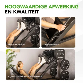 Tunturi LP60 Leg Press/Hack Squat Krachtstation
