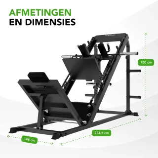 Tunturi LP60 Leg Press/Hack Squat Krachtstation