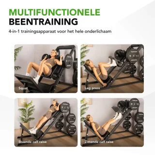 Tunturi LP60 Leg Press/Hack Squat Krachtstation