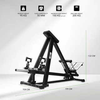 Tunturi Platinum Adjustable T-Bar Row Krachtstation V-series
