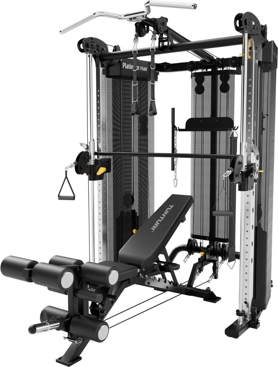 De Tunturi Platinum FG60 Krachtstation in één oogopslag