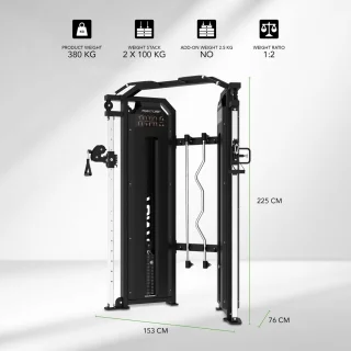 Tunturi Platinum Functional Trainer - Fitnessapparaat