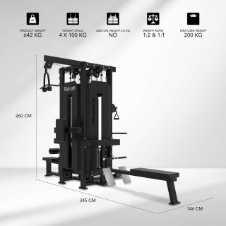 Wat vinden we goed aan de Tunturi Platinum Multi Station Krachtstation V-series