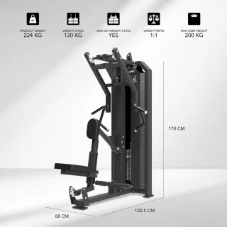 Tunturi Platinum Seated Row Krachtstation V-Series
