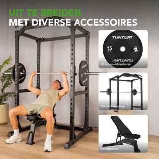 Wat vinden we goed aan de Tunturi PR60 Power Rack