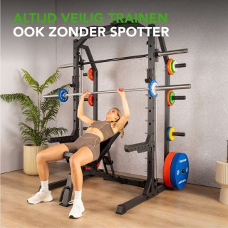 Wat vinden we goed aan de Tunturi SM70 Smith Machine