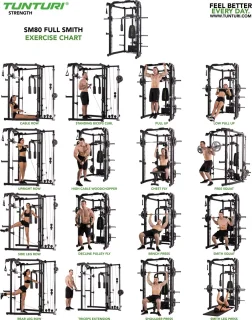 Tunturi SM80 Smith Machine Krachtstation
