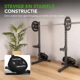 Tunturi SS60 Squat Standaard (Haltersteunen)