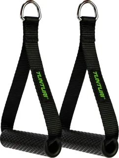De Tunturi strap handles per paar zwart in één oogopslag