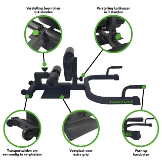 Tunturi WT20 Sissy Squat Station