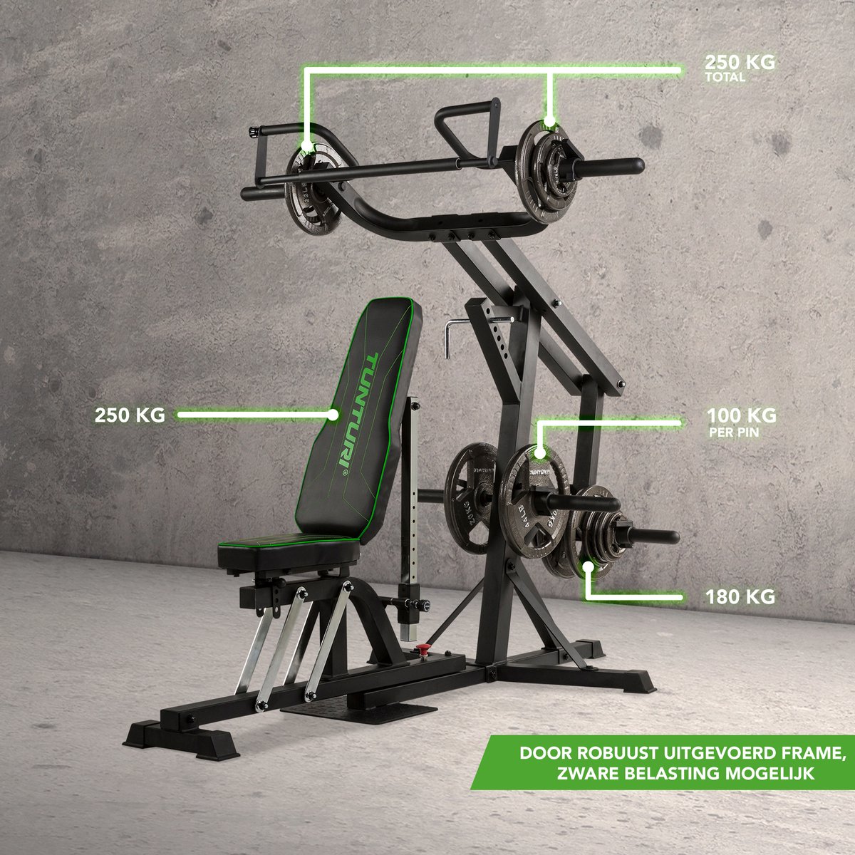 Wat vinden we goed aan de Tunturi WT80 Krachtstation Compact Homegym