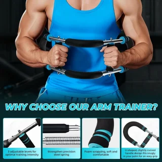 U-vormige Instelbare Borsttrainer 30–50 kg