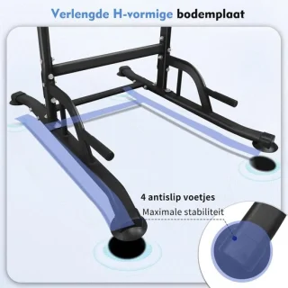 UltraFit Pro power tower 230 cm dip & pull-up station