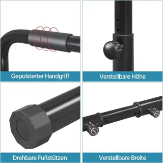 Verstelbaar Dip Bar Station