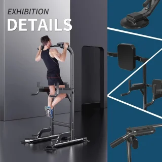 Verstelbaar Pull-Up & Dipstation