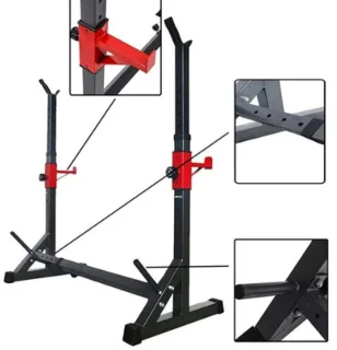 Verstelbaar Squat Rack – Barbellrek voor Thuisfitness