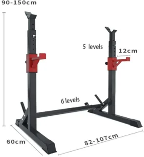 Verstelbaar Squat Rack – Barbellrek voor Thuisfitness