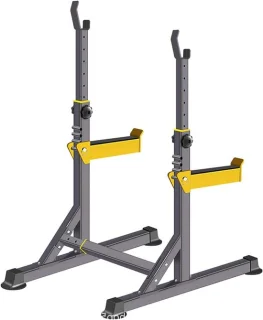 Verstelbaar Squat Rack Krachtstation Zwart