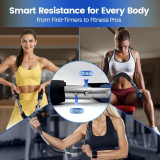 Verstelbare Arm- en Borsttrainer 20-150 lbs