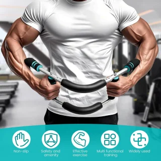 Verstelbare arm- en borsttrainer