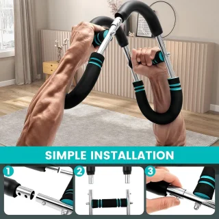 Verstelbare arm- en borsttrainer