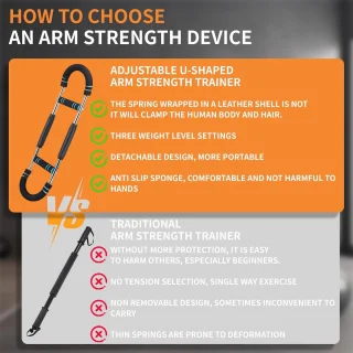 Verstelbare Arm- en Borsttrainer