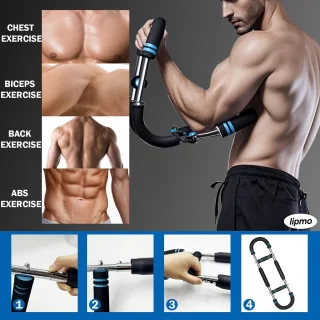 Verstelbare Armtrainer - Borsttrainer 40–100 lbs