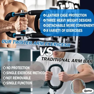 Verstelbare Armtrainer - Borsttrainer 40–100 lbs
