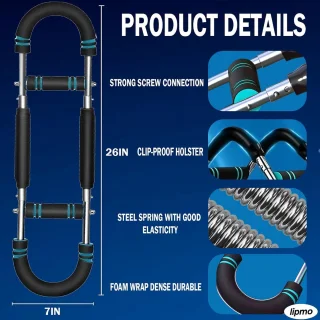 Verstelbare Armtrainer - Borsttrainer 40–100 lbs
