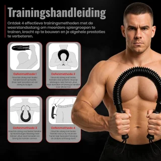 Verstelbare Krachtspanner – Armtrainer