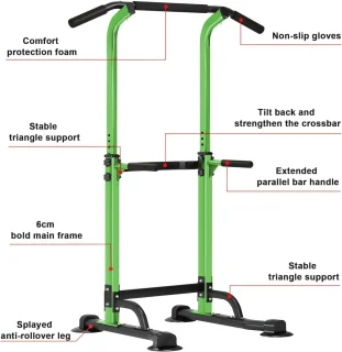 Verstelbare Power Tower Optrekstang