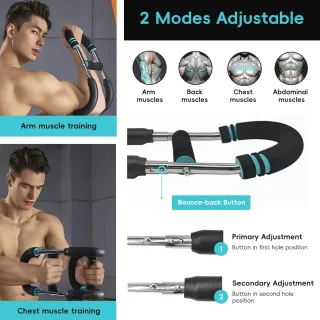 Verstelbare Power Twister Bar - Arm Trainer