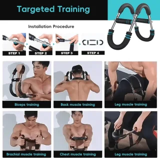 Verstelbare Power Twister Bar - Arm Trainer