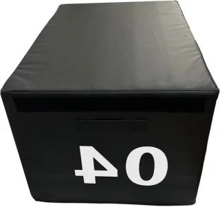 Verstelbare Springbox 90x55x50 cm - Zwart