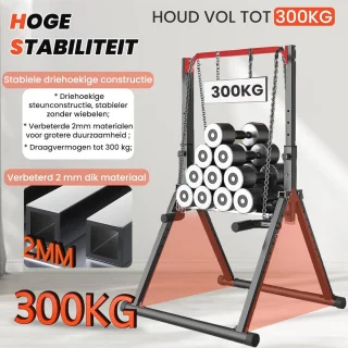 Verstelbare Vouwbare Power Tower - Trainingsstation