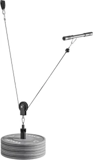 VEVOR 2-delige Latpulldown kabelkatrolsysteem, zwart