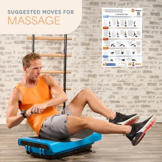 Vibratieplateau en trainingsposter