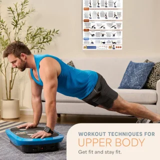 Vibratieplateau en trainingsposter
