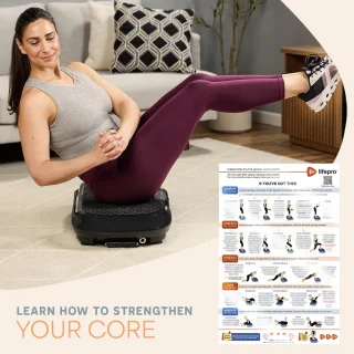 Vibratieplateau en trainingsposter