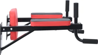 VidaXL Dipstation Zwart/Rood
