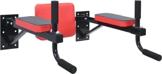 VidaXL Dipstation Zwart/Rood