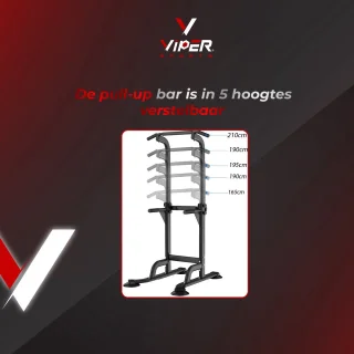 Viper Sports Krachtstation Power Tower Zwart