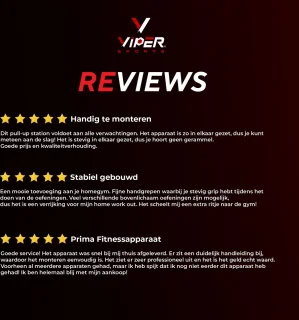 Viper Sports Krachtstation Power Tower Zwart