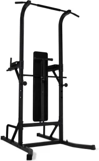 VirtuFit Power Tower Deluxe Met Fitnessbank