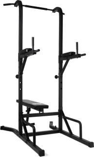 VirtuFit Power Tower Deluxe Met Fitnessbank