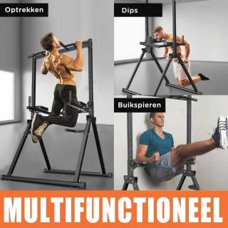 Vouwbare Power Tower - Fitnessstation