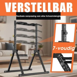 Vouwbare Power Tower - Vrijstaand Fitnessstation