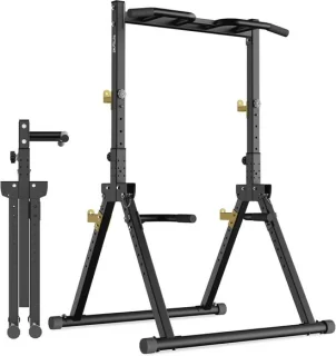 Vouwbare Power Tower - Vrijstaand Fitnessstation
