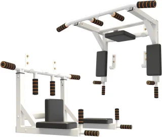 Wandgemonteerde optrekstang & dipstation